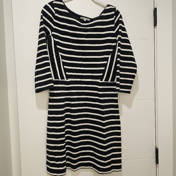 Gap Black and White Striped Dress - Picture 1 of 1